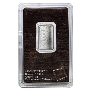 10 g Platinum Bar | Valcambi