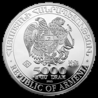 10 oz Arka Noego Srebrna Moneta | 2026