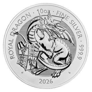 10 oz Royal Dragon Silver Coin | Beasts of the Tudors | 2026