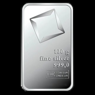 100 g Silver Bar | Damaged