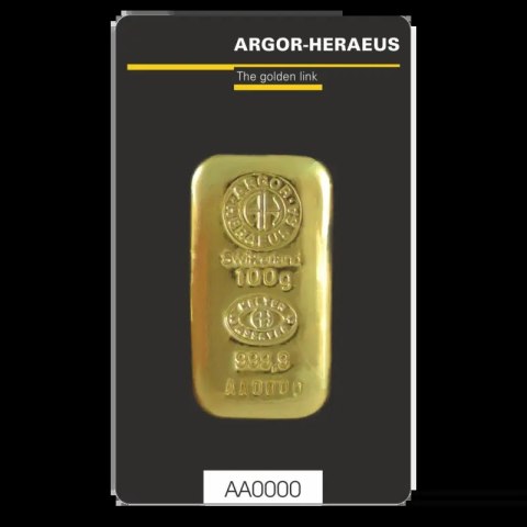 100g Various Manufacturers Gold Bar LBMA - Damaged Packaging