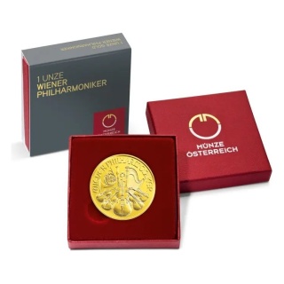 1/10 oz Vienna Philharmonic Case | Christmas Design