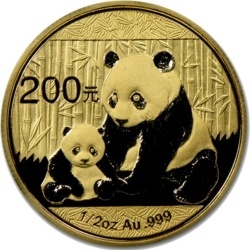 1/2 oz Chinese Panda Gold Coin | Mixed Years