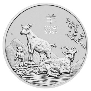 1/2 oz Lunar III Year of the Goat Silver Coin | 2027