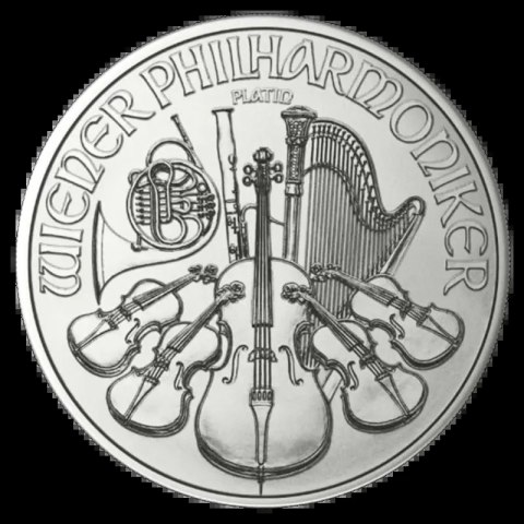 Vienna Philharmonic platinum coin 1/25 oz, 2026 issue, Austria