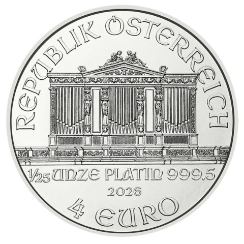 1/25 oz Vienna Philharmonic Platinum Coin | 2026
