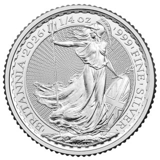 1/4 oz Britannia Silver Coin | King Charles III | 2026