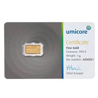 1 g Gold Bar | Umicore