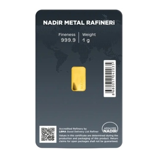 1 g Gold Bar | Nadir | LBMA
