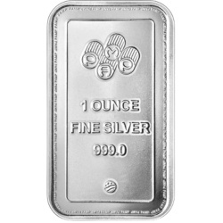 20 x 1 oz PAMP Suisse silver bars 999 in tube