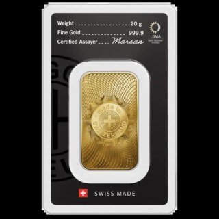20 g Gold Bar | Argor-Heraeus