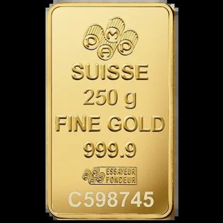 250 g Fortuna Gold Bar | PAMP Suisse