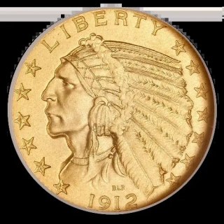5 Dollar Indian Head Gold Coin — 1908-1929