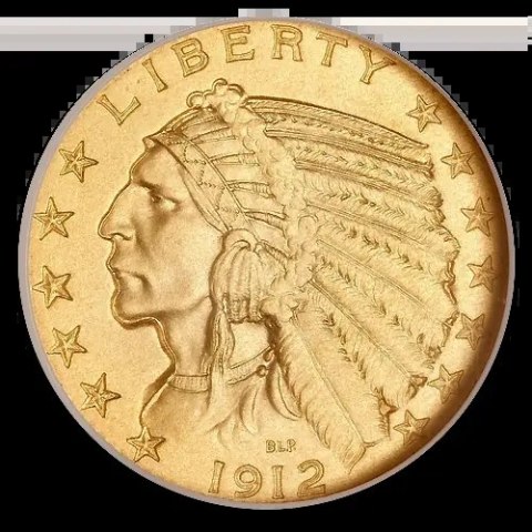 5 Dollar "Indian Head" Gold Coin | 1908-1929