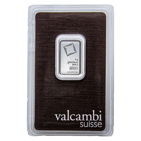 5 g Platinum Bar | Valcambi