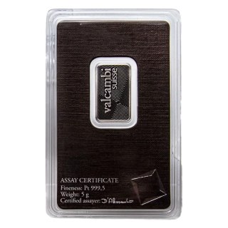 5 g Platinum Bar | Valcambi