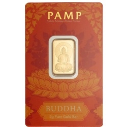 5 g PAMP Buddha gold bar
