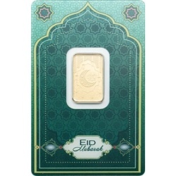 5 g PAMP Suisse Eid Mubarak gold bar 999.9 fine in CertiPAMP