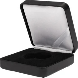Coin Case Ø 34 mm Nobile – Black Protective Box