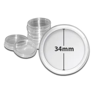 Coin Capsule | 34 mm Inner Diameter