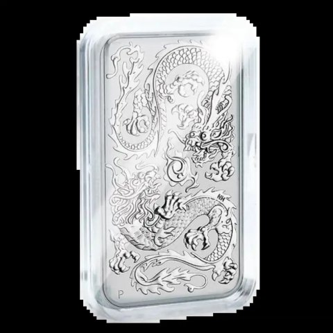 Capsule for Rectangular Dragon Silver Coin