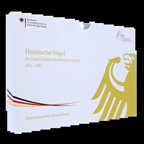 Packaging for the Native Birds of Germany coin set