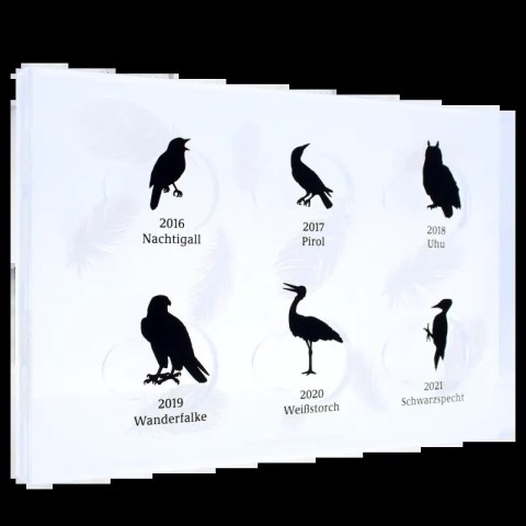 Packaging for the Native Birds of Germany coin set