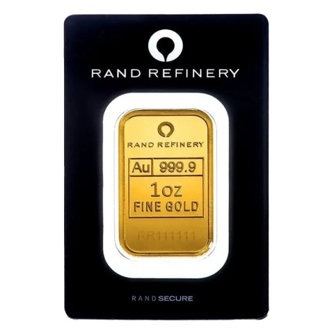 1 oz Loxodonta Africana Gold Bar | Rand Refinery