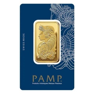 1 oz Gold Bar | PAMP Fortuna