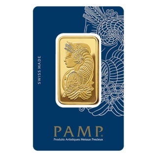 1 oz Gold Bar | PAMP Fortuna