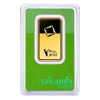 1 oz Gold Bar | Valcambi | Green Gold