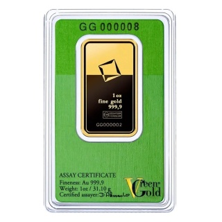 1 oz Gold Bar | Valcambi | Green Gold