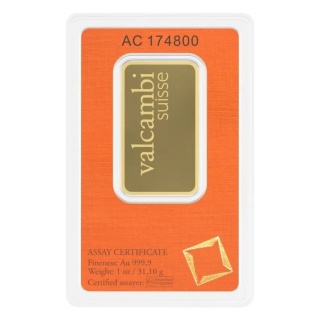1 oz Gold Bar | Valcambi