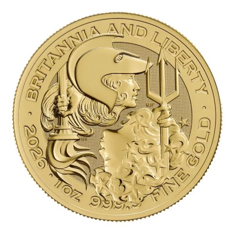 1 oz Britannia and Liberty Gold Coin | 2026