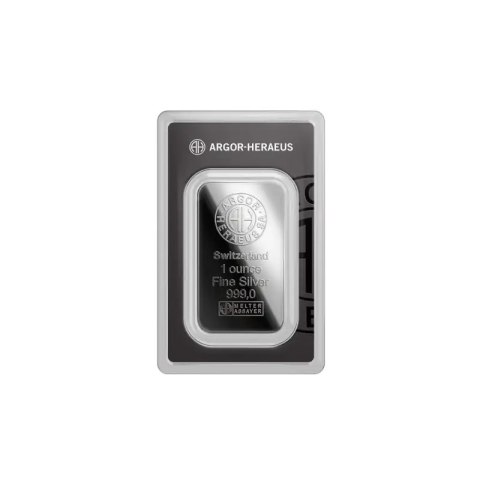 1 oz Silver Bar | Argor-Heraeus
