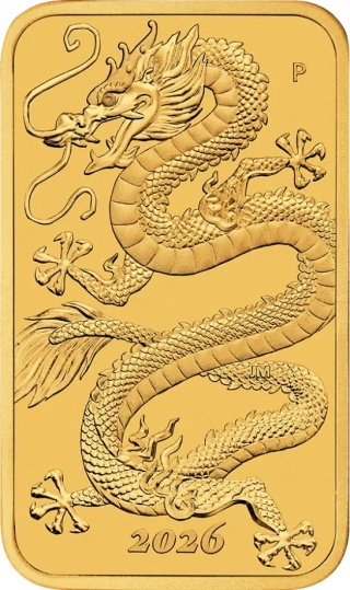 1 oz Dragon Rectangular Gold Coin | 2026