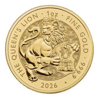 1 oz Royal Tudor Beasts Queen's Lion Gold Coin | 2026