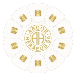 10 x 1 g GoldSeed Gold Bars | Argor-Heraeus
