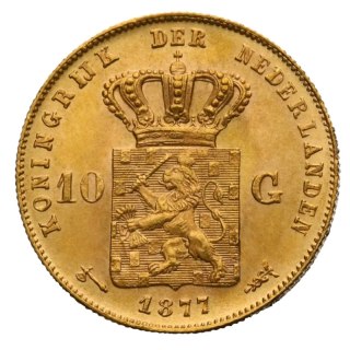 10 Guilder Netherlands Gold Coin | Mixed Years