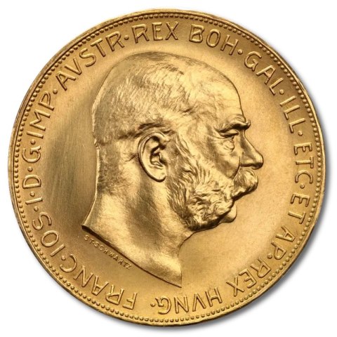 100 Austrian Corona Franz Joseph I Gold Coin