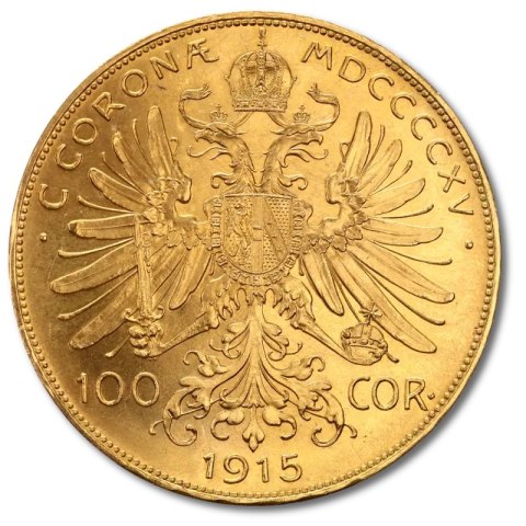 100 Austrian Corona Franz Joseph I Gold Coin