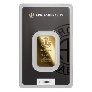 10 g Gold Bar | Argor-Heraeus