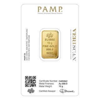 10 g Gold Bar | PAMP Fortuna