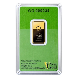 10 g Gold Bar | Valcambi | Green Gold