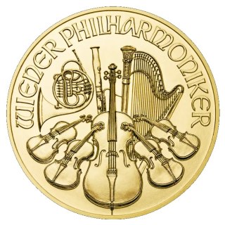 1/10 oz Vienna Philharmonic Gold Coin | Mixed Years