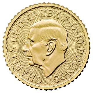 1/10 oz Britannia Charles III Gold Coin | 2026