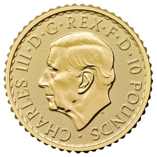 1/10 oz Britannia Charles III Gold Coin | 2027
