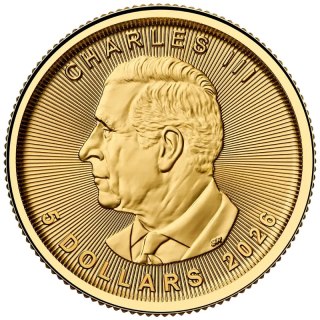 1/10 oz Maple Leaf Gold Coin | 2026