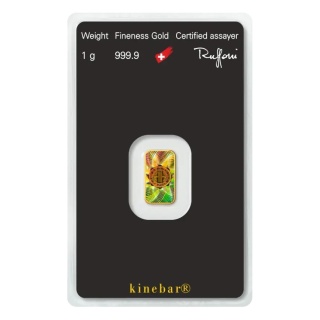 1 g Gold Bar | Argor-Heraeus | Kinebar