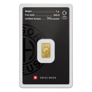 1 g Gold Bar | Argor-Heraeus